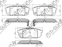 Тормозные колодки TG-3344/PN0798* Ti·GUAR